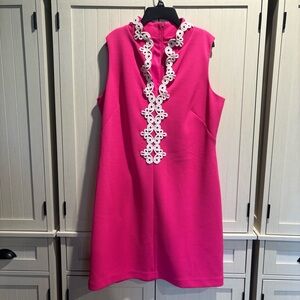 Vince Camuto Pink Sleeveless Midi Dress